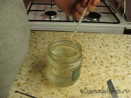 pipetă de producție (carina cauciuc rezistent chimic) Efectuarea unei pipete