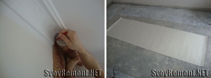Cum să clei tapet vinil (metoda tapet Trimming) Cum pentru a lipi tapet de vinil