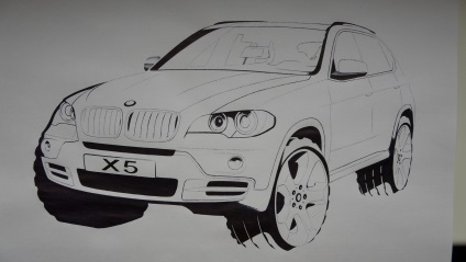 Cum de a desena un creion BMW (incepatori creion scurt) Cum de a desena un creion BMW