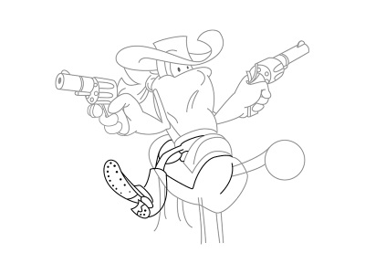 Cum de a desena un creion de cowboy, pictează etape (cowboy) Cum de a desena un creion de cowboy, pictează etape