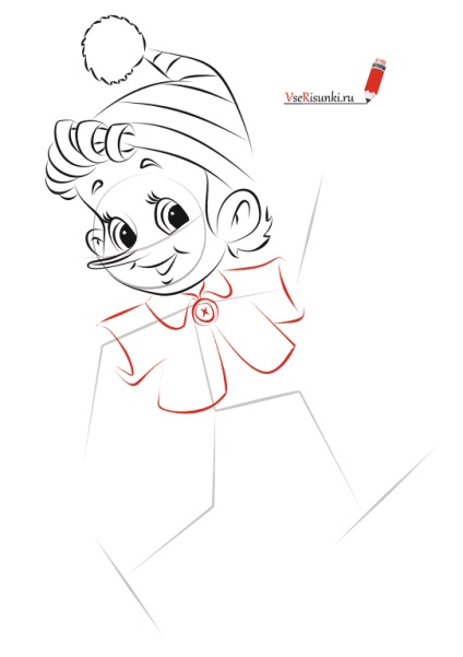Cum de a desena un basm - Pinocchio (Figura) Cum de a desena un basm - Pinocchio