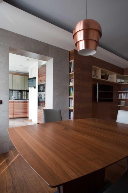 Cum de a dota o zonă de living-bucătărie într-un apartament standard, ( „Biblioteca“ șorț Peronda) Cum de a dota o cameră de bucătărie-living în apartament standard,