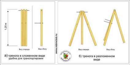 Cum de a organiza un poligon de tragere arbaletă (arbaleta pentru copii pentru copii a) Cum de a organiza o tragere arbaleta