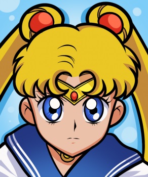 Cum să elaboreze Sailor Moon - Usagi (Iepurașul) Cum să elaboreze Sailor Moon - Usagi