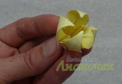 Cum Kusudama - frunze de crin (do) Cum Kusudama - frunze de crin