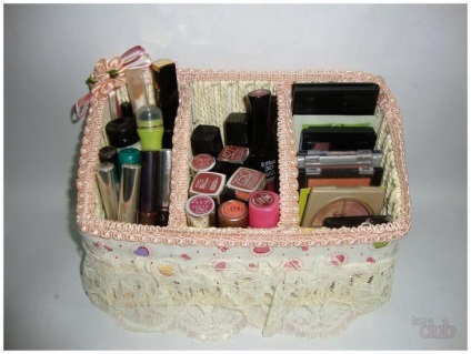 Cum sa faci un organizator pentru produse cosmetice cu mâinile lor (lor) Cum sa faci un organizator pentru produse cosmetice, cu propriile lor mâini
