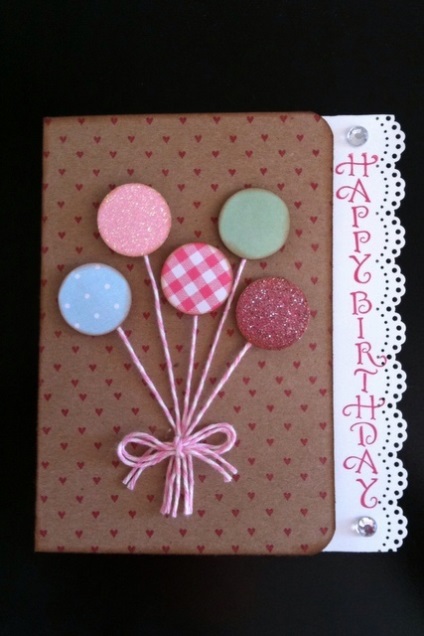 Cum Stampin sus, pop carte poștală cu bile pe sus-o zi de naștere (card cu bile) Cum Stampin sus, pop carte poștală cu baloane ziua de naștere în amonte