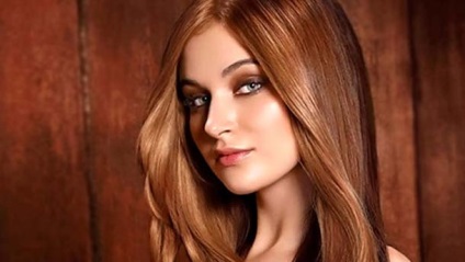 Caramel vopsea culoarea părului blond cu reflexe, fotografii ochi verzi (Repere) Caramel vopsea culoarea părului blond cu accente, fotografia pentru ochi verzi