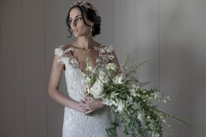 Cascadă mireasa poza buchet cu propriile sale mâini, o clasă de master (în cascadă buchet de mireasa) Cascadă mireasa poza buchet cu propriile sale mâini, o clasă de master