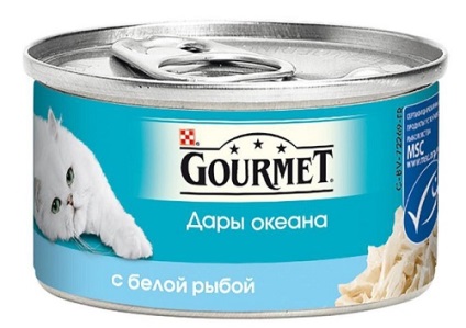 alimente Gourmet pisici (gourmet), descrierea și recenzii sale (gourmet) mâncare pentru pisici Gourmet (gourmet), descrierea și recenzii sale