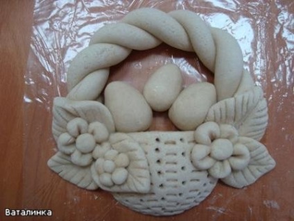 Coș de aluat sărat (aluat) Coș de aluat de sare