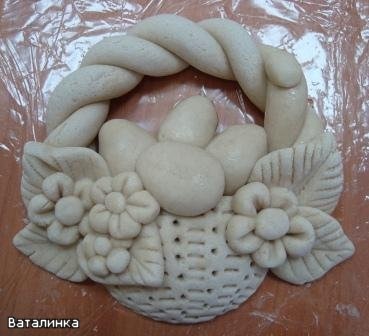 Coș de aluat sărat (aluat) Coș de aluat de sare