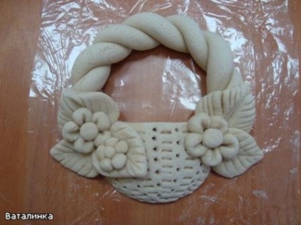 Coș de aluat sărat (aluat) Coș de aluat de sare
