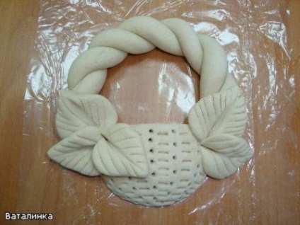 Coș de aluat sărat (aluat) Coș de aluat de sare