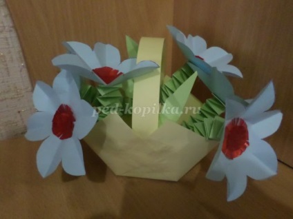 Buchet de flori din hârtie colorată (hârtie) Buchet de flori din hârtie colorată