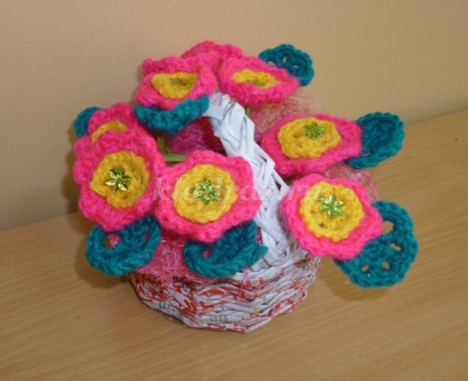 Buchet de flori cu propriile sale mâini (tesut) Buchet de flori cu propriile sale mâini