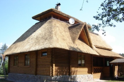 Acoperișul de stuf rukami- sale prietenoase cu mediul și frumos (stuf) Acoperișul de stuf pentru sale ecologice și frumos rukami-