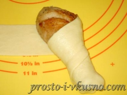 ciocănele de pui in foietaj (pulpe de pui in foietaj) pulpe de pui in foietaj