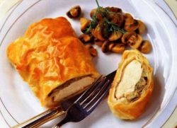 Pui în testul (pui) Pui în aluat