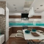 Bucătărie într-un stil nautic 100 de fotografii de interior, bucătării aqua (interior) Bucătărie într-un stil nautic 100 de fotografii de interior, bucătării aqua