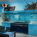 Bucătărie într-un stil nautic 100 de fotografii de interior, bucatarii aqua (stil) Bucătărie într-un stil nautic 100 de fotografii de interior, bucătării aqua