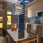 Bucătărie într-un stil nautic 100 de fotografii de interior, bucătării aqua (interior) Bucătărie într-un stil nautic 100 de fotografii de interior, bucătării aqua
