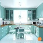 Bucătărie într-un stil nautic 100 de fotografii de interior, bucătării aqua (marin) Bucătărie într-un stil nautic 100 de fotografii de interior, bucătării aqua