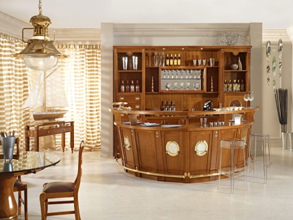Bucătărie într-un stil nautic (42 poze) aqua, caracteristici de interior, design propriile lor mâini (mare) Bucătărie într-un stil nautic (42 poze) aqua, în special de design interior, cu propriile lor mâini