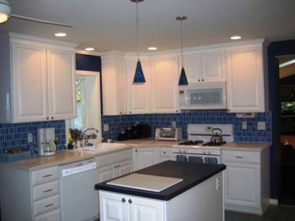 Bucătărie într-un stil nautic (42 poze) aqua, design deosebit interior, cu propriile lor mâini (bucătărie) Bucătărie într-un stil nautic (42 poze) aqua, în special de design interior, cu propriile lor mâini