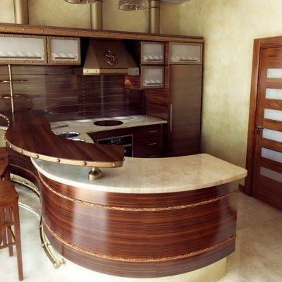 Bucătărie într-un design imagine în stil nautic de noi produse (stil marin bucătărie) Bucătărie într-un design imagine în stil nautic de noi produse