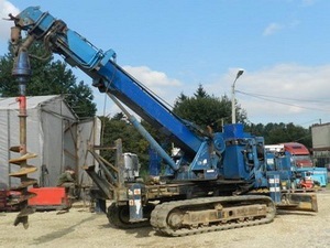 foraj sonde Lider pentru piling (piloți) forare Leader in timpul piling