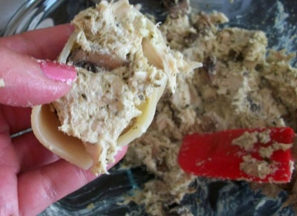 Paste umplute cu carne de pui si ciuperci - un pas cu pas reteta cu fotografii pe (gătit) Paste umplute cu carne de pui si ciuperci - un pas cu pas reteta cu fotografii de pe