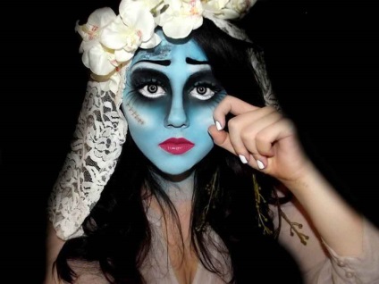 Machiaj pentru Halloween cu mâinile lor simple și opțiuni complexe (Halloween) Machiaj pentru Halloween cu opțiuni mâinile lor simple și complexe