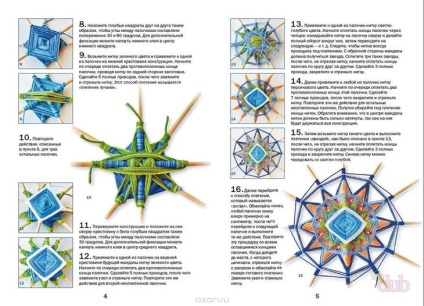 Mandala cu mâinile lor de la un fir