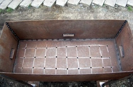 Grătar cu propriile sale mâini de dimensiunea optimă a metalului, desene, fotografii (lor) Grătar cu propriile sale mâini de pe metal dimensiuni optime, desene, fotografii