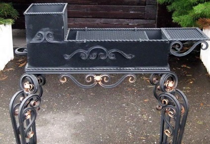 Grătar cu propriile sale mâini de metal optim dimensiuni, desene, fotografii (metal) Grătar cu propriile sale mâini de pe metal dimensiuni optime, desene, fotografii