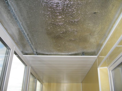 Materiale pentru finisare a plafonului în balcon (de finisare) Materiale pentru finisare plafonul pe un balcon