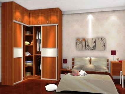 Mobilier pentru un dulap dormitor cu fotografie unghiular (dormitoare) Mobilier pentru dormitor un dulap cu fotografie unghiular