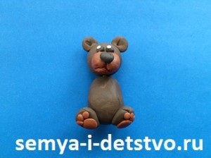 Ursul din lut - o clasă de master pe modelare (plastilina) Ursul din lut - o clasă de master în sculptarea