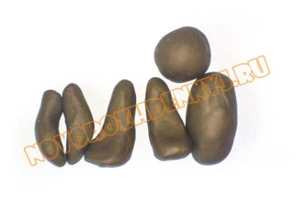 Ursul (urs) din plastilină (plastilină) Ursul (urs) din lut
