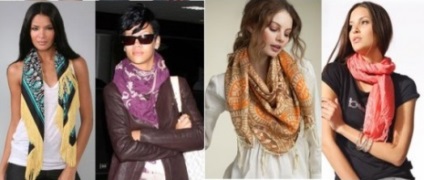 Moda eșarfă - accesoriu elegant (50 de fotografii de celebritati într-un fular) (accesoriu) Moda eșarfă - accesoriu elegant (50 de fotografii de celebritati într-o eșarfă)
