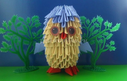 Origami modulare bufniță (modulare) bufniță origami modular