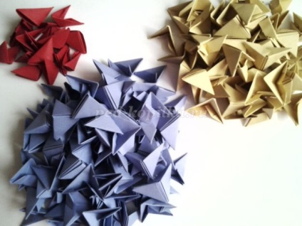 bufniță origami modular (violet bej bej) bufniță origami modular