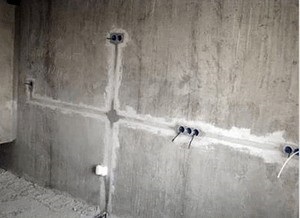 Instalarea de cabluri ascunse (caseta soclu întrerupătoare) Instalarea de cabluri ascunse