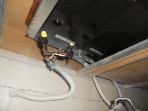 Instalarea de cabluri ascunse (caseta soclu întrerupătoare) Instalarea de cabluri ascunse