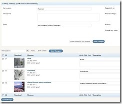 Setarea galerie NextGen (NextGen) plugin Setarea galerie plugin NextGen