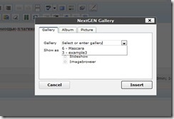 Setarea galerie NextGen (NextGen) plugin Setarea galerie plugin NextGen