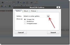 Setarea galerie NextGen priza (NextGen Galeria plugin) Setarea galerie plugin NextGen