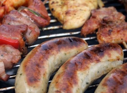 cârnați germani web bucătar (cârnați Munchen Weisswurst) carnati German Chef Web