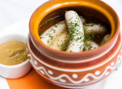 carnati germani Chef-ul web (Munchen cârnați alb) carnati German Chef Web